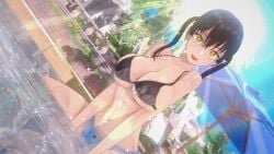 1girls 3d 3d_(artwork) 3d_artwork 3d_model 3d_render anime anime_character arm_support asian asian_female asian_girl asian_woman bare_arms bare_belly bare_chest bare_hands bare_hips bare_legs bare_midriff bare_navel bare_shoulders bare_skin bare_thighs belly belly_button big_boobs big_breasts bikini bikini_top black-haired_female black_bikini black_bikini_top black_hair black_swimsuit black_swimwear blue_sky_background breasts busty busty_female busty_girl busty_teen busty_teenager cleavage david_productions day daylight daytime digital digital_art digital_media digital_media_(artwork) dripping_wet en'en_no_shouboutai enen_no_shouboutai exposed_arms exposed_belly exposed_chest exposed_hips exposed_legs exposed_midriff exposed_navel exposed_shoulders exposed_skin exposed_thighs fanart female female_focus female_only fire_force groin hair_between_eyes halterneck hi_res high_res high_resolution highres inframammary_fold japanese japanese_female japanese_girl japanese_woman kotatsu_tamaki landscape large_boobs large_breasts lean_figure long_hair looking_at_viewer midriff narrow_waist navel open_mouth open_mouth_smile orange-eyed_female orange_eyes outdoor outdoor_background outdoor_nudity outdoors outside outside_nudity parasol parted_lips partially_submerged pool pool_background shoulders sky_background slender_body slender_waist slim_female slim_waist smile smiley_face smiling smiling_at_viewer soaked solo string_bikini submerged_feet submerged_legs swimsuit swimwear teen_girl teenage_female teenage_girl teenage_tits teenager thighs tongue twintails twintails_(hairstyle) upper_body water weekly_shonen_magazine wet wet_belly wet_body wet_breasts wet_legs wet_skin wet_thighs white_pupils yee.exe young_female young_woman