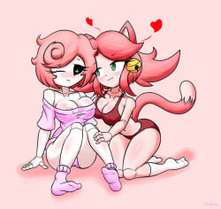 andydrew297149 female little_red_slicing_hood mad_mew_mew pale-skinned_female pale_skin pink_hair red_(undertale_red) tagme undertale undertale_(series) undertale_red