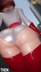 3d 3d_(artwork) animated ass ass_focus blender_(software) elastigirl helen_parr large_ass milf smitty34 strutting tagme the_incredibles thick_ass video walking wide_hips zimzamflow