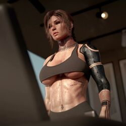 1girls 3d 4k 60fps abs animated ass ass_jiggle athletic athletic_female bare_midriff big_ass big_breasts bolt_on_tits bouncing_ass bouncing_breasts braid breast_implants breasts brown_eyes brown_hair bubble_butt busty cleavage clothed_female clothing embracer_group enhanced_breasts exercise fake_breasts female female_focus female_only fit_female full_lips hourglass_figure human human_female jiggle jiggling_ass kisxsfm lara_croft lara_croft_(survivor) large_breasts light-skinned_female long_hair longer_than_30_seconds mature_female mp4 multiple_angles muscular muscular_female navel navel_piercing pale_skin shorter_than_one_minute sideboob silicone silicone_implants slim_waist sneakers sound sports_bra sportswear sweat tagme tattoo thick_thighs tomb_raider tomb_raider_(survivor) toned toned_female treadmill underboob video walk_cycle walking wet_skin wide_hips workout