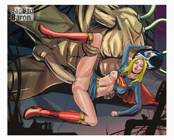 1boy 1girls athletic athletic_female badbadbaron bane batman_(series) big_penis dc dc_comics female huge_penis kara_zor-el larger_male long_penis male muscles muscular muscular_male penetration penis sex size_difference smaller_female supergirl superman_(series) testicles vagina vaginal_penetration vaginal_sex