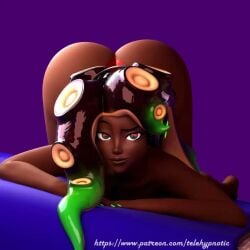 1girls ass dark-skinned_male dark_skin female_only marina_(splatoon) solo solo_female splatoon splatoon_2 tagme telehypnotic thong video