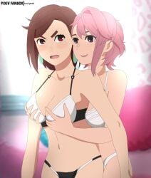 2d 2d_(artwork) 2d_artwork 2girls anime anime_character asian asian_female asian_girl asian_woman assertive_female ayase_momo bare_armpits bare_arms bare_belly bare_chest bare_hands bare_hips bare_legs bare_midriff bare_navel bare_shoulders bare_skin bare_thighs belly belly_button boob_grab bra breast_grab breast_grab_from_behind breast_grabbed_from_behind breast_lift breast_squeeze breasts brown-eyed_female brown-haired_female brown_eyes brown_hair busty busty_female busty_girl busty_teen busty_teenager caressing_breasts cleavage collarbone crossed_bangs dandadan digital digital_art digital_drawing digital_drawing_(artwork) digital_media digital_media_(artwork) dominant_lesbian double_breast_grab drawing duo earrings elbows enemies_having_sex exposed exposed_armpits exposed_arms exposed_belly exposed_chest exposed_hips exposed_legs exposed_midriff exposed_navel exposed_shoulders exposed_skin exposed_thighs fanart female female/female female_focus female_on_female female_only female_protagonist female_with_female fingernails fingers fit_female fondling fondling_breasts frown frown_eyebrows frowning frowning_at_another frowning_at_partner grabbing_breast grabbing_breasts grabbing_breasts_from_behind grabbing_tits groin grope grope_from_behind groped_from_behind groping groping_breast groping_breasts groping_chest groping_from_behind groping_through_clothes gyaru hair_between_eyes half_naked half_nude hand_on_another's_breast hand_on_another's_chest hand_on_breast hand_on_chest hands_on_another's_breasts hands_on_another's_chest hands_on_breasts hands_on_chest high_school_student holding_breast holding_breasts homosexual homosexual_female house_background indoor indoor_background indoor_nudity indoors interior_background japanese japanese_female japanese_girl japanese_woman kurigami kurigamiin large_breasts large_breasts_lesbian lean_figure lesbian lesbian_domination lesbian_focus lesbian_only lesbian_pleasure lesbians lesbians_naked linea_alba long_hair matching_underwear midriff multiple_females multiple_girls naked naked_female naked_woman narrow_waist navel nude nude_female nudity open_mouth open_mouth_smile panties parted_lips partially_undressed pink-eyed_female pink-haired_female pink_eyes pink_hair pink_hair_female portrait rivals school_girl school_girls schoolgirl science_saru scowl semi_nude shiratori_aira_(dandadan) short_hair shoulders slender_body slender_waist slim_female slim_waist smile smiley_face smiling smiling_at_another smiling_at_partner squeezing_breast squeezing_breasts standing stomach submissive_lesbian teen_girl teenage_female teenage_girl teenage_girls teenage_tits teenager teenager_on_teenager tongue touching_breast touching_breasts touching_chest underwear underwear_only upper_body white_bra white_panties white_underwear young_female young_woman yuri