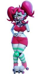 1girls 2026 3d 3d_render baby_(fnafsl) background bra breasts circus_baby circus_baby_(fnaf) clown clown_girl eyes female female_only five_nights_at_freddy's five_nights_at_freddy's:_sister_location green_eyes hair jordevoir large_breasts looking_at_viewer open_mouth pink_cheeks red_bra red_clothing red_hair robot robot_girl scottgames sister_location smile so87baby solo solo_female summer_baby_(rynfox) summer_of_87_baby white_background white_body