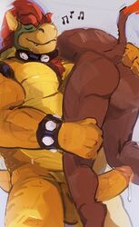 2boys anthro asinus ass balls bodily_fluids bowser donkey duo equid equine gay genital_fluids genitals hi_res male male/male male_only mammal mario_(series) nintendo nipples nude penis precum size_difference supplesee video_games yaoi