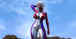 3d 3d_(artwork) alien alien_girl alien_humanoid asian asian_female big_breasts bodypaint breasts female female_focus giant_ass giant_breasts giantess large_ass large_breasts massive_ass massive_breasts massive_butt massive_thighs nude nude_female original original_character red_body red_bodypaint red_skin silver_body silver_bodypaint silver_hair silver_skin sucking sucking_nipples superheroine thick_ass thick_butt thick_hips thick_thighs thighs ultraman_(franchise) ultrawoman yoidore