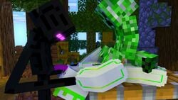 creeper from minecraft by fr1ka