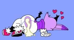 after_sex blaze_the_cat cum_in_ass family_guy_death_pose female furry lying_on_ground sabs3 sega sonic_(series) torn_clothes torn_clothing