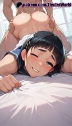 1boy 1girls abs ahe_gao ahe_gao ai_generated anal anal_sex anal_sex ass ass_focus black_hair blush bob_cut breasts cum cum_in_pussy cum_inside cumshot curvaceous curvy curvy_body curvy_female doggy_style electroworld female female_focus heart heavy_breathing highres inside kirigaya_suguha male male/female nude nude_female open_mouth orgasm penetration penis perfect_body rolling_eyes saliva saliva_trail seductive seductive_look seductive_pose semen sex shiny_skin sperm sweat sweatdrop sword_art_online thighhighs uncensored vagina vaginal_penetration vaginal_sex voluptuous voluptuous_female