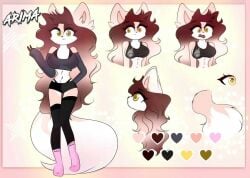 arima cat_girl fanart reference_sheet tagme