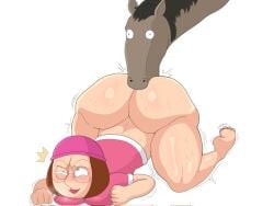 'til_death 20th_century_fox 20th_century_studios anilingus big_ass drawthedraw family_guy feral_on_female horse huge_ass meg_griffin zoophilia