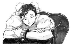 capcom chun-li female immisterplow sketch street_fighter