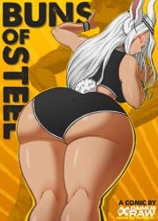 ass big_ass boku_no_hero_academia comic cover_page daimusraw mirko miruko my_hero_academia