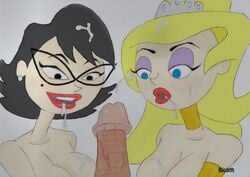 biolith breasts cartoon_network cleavage eleanor_butterbean eris_(billy_and_mandy) goddess human partial_male straight_hair tagme the_grim_adventures_of_billy_and_mandy voluptuous