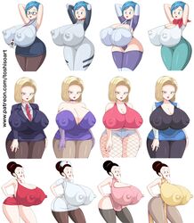 android 18 from dragon ball by toshiso
