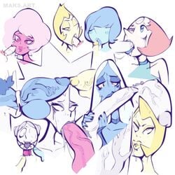 alien blowjob blue_diamond_(steven_universe) blue_pearl_(steven_universe) cartoon_network diamond_authority fellatio futa_on_futa futanari gangbang gem_(species) grabbing_penis grabbing_testicles group_sex lipstick makeup mascara mascara_tears oral oral_sex orgy pearl_(gem) pearl_(steven_universe) pink_diamond_(steven_universe) pink_pearl_(steven_universe) running_mascara runny_makeup saliva steven_universe tagme tongue_out white_diamond_(steven_universe) yellow_diamond_(steven_universe) yellow_pearl_(steven_universe)