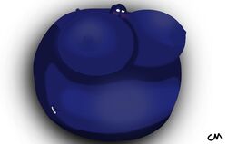 areolae artist_signature blue_body blue_hair blue_nipples blue_skin blueberry_girl blueberry_inflation blush breasts choccymalk connie_d'amico family_guy female fruit fruit_transformation full_body_inflation hair huge_breasts inflation liquid_inflation long_hair navel nipples nude plump post_transformation pussy shoes signature simple_background solo spherical_inflation sunken_head sunken_limbs transformation