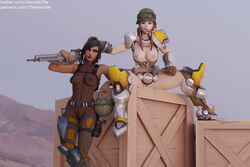 brigitte from overwatch by thehounde