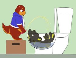 2boys amphibian anthro bodily_fluids bottomless canid canine canis clothed clothing drinking drinking_urine duo fur gay genital_fluids genitals hi_res male male/male mammal narrowed_eyes newt nude peeing peeing_into_toilet penis salamander_(amphibian) semi-anthro simple_background softdiamond tapering_penis toilet_pee tongue tongue_out urinating urinating_male urine urine_on_body urine_on_face urine_pool water watersports wet wet_body wet_fur wolf yaoi zipper_(artist) zipper_(character)