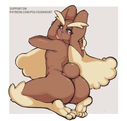 lopunny from nintendo by polygonheart