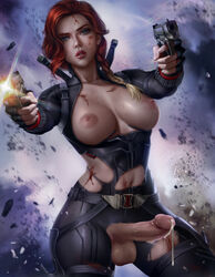 1futa alternate_version_available areolae avengers avengers:_endgame balls black_widow_(marvel) blood breasts breasts_out bruise crotchless cum cum_drip cumshot dual_wielding edit edited ejaculation erect_nipples erection futa_only futanari hands-free handsfree_ejaculation huge_breasts human human_only intersex light-skinned_futanari light_skin logan_cure lost_clothes marvel marvel_cinematic_universe natasha_romanoff nipples orgasm_without_stimulation penis penis_out red_hair ripped_clothing scarlett_johansson slaaneshireptile solo_futa spontaneous_ejaculation spontaneous_orgasm tagme testicles third-party_edit torn_bodysuit torn_clothes wide_hips