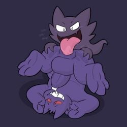 gengar from nintendo by birdvian