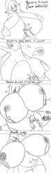 4koma breederlewdee_(artist) cassie_(theycallhimcake) comic cum_in_pussy cum_inside doggy_style huge_ass huge_breasts huge_cock hyper_breasts impregnation looking_at_viewer missionary_position multiple_ova orgasm