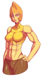 abs breasts cartoon_network diamond_authority female female_only gem_(species) muscular_female steven_universe tagme yellow_diamond_(steven_universe) yellow_eyes yellow_skin