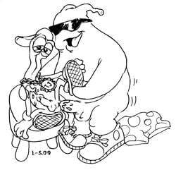 anal black_and_white earl line_art local-shop male sega toejam toejam_and_earl white_background yaoi