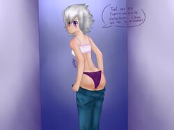 big_ass big_butt fnafhs fnafhs_z3ro puppet_(fnafhs) small_breasts sole_female tomboy