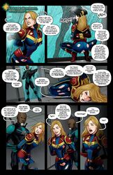 1boy 1girls bound brie_larson captain_marvel captain_marvel_(movie) captured carol_danvers clothed comic dark-skinned_male dark_skin exposed_pussy face_fucking female forced_oral hands_behind_back human jack_fross korath_the_pursuer kree_(marvel) lety_does_stuff light-skinned_female light_skin long_hair male marvel marvel_cinematic_universe oral prisoner pubic_hair punishment rape restrained straight thunkstudio torn_bodysuit tracyscops