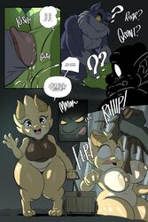 2d cheating clothes_removed comic dubious_consent furry furry_male joaoppereiraus kobold lira_(joaoppereiraus) mind_control scalie scalie_female tales_of_sezvilpan_(copyright) the_tale_of_the_kidnapped_lizard tiki_(joaoppereiraus) wolf