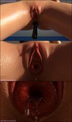 3d anal_insertion anal_masturbation anal_object_insertion anal_sex cervix close-up comic dripping dripping_pussy drooling female female_only prolapse psmike realism realistic render sex_toy solo solo_female sunset sweat sweaty vagina vaginal_prolapse wet wet_pussy