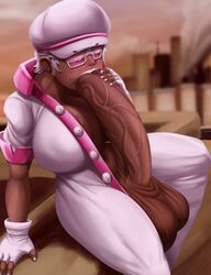 1futa autofellatio big_breasts big_penis breasts cleavage dark-skinned_futanari dark_skin diphallia diphallism dwn000 erection fellatio futa_only futanari huge_breasts huge_cock hyper_penis large_breasts masturbation maxine_funk_(ikescg) multi_penis oral original_character penis solo solo_futa