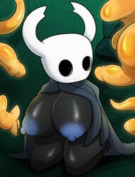 absurd_res anthro arthropod big_breasts black_body breasts clothed clothing digital_media_(artwork) female female_the_knight_(hollow_knight) feminization hi_res hollow_knight horn humanoid imminent_sex insects intersex intersex/intersex nipples penis_tentacles protagonist_(hollow_knight) rule_63 shortstack simple_background solo team_cherry tentacle the_infection_(hollow_knight) thick_thighs vessel_(species) video_games zzvinniezz