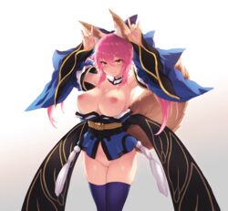 animal_ears cait fate/grand_order fate_(series) nipples pussy tamamo_no_mae_(fate) uncensored