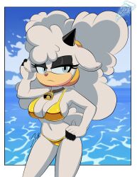 lanolin the sheep from sonic (series) by myspookypizza