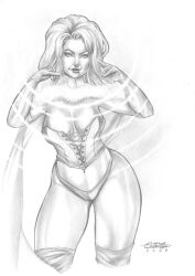 black_and_white cleilton_lopes ed_benes_studio emma_frost hellfire_club marvel marvel_comics thong thong_panties white_queen x-men
