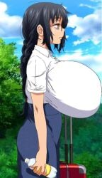 1girls big_breasts breasts hentai huge huge_breasts massive_breasts shounen_ga_otona_ni_natta_natsu