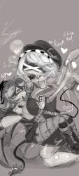 couple cute feral male male/female missionary_position murder_drones n_(murder_drones) robot robot_boy robot_girl uzi_(murder_drones)