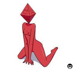 diamond_(red) female_only fenix31_(artist) humanoid naked nude_female posing the_heist