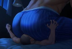 2boys ai ai_generated male male_only pajama_pants pongzone