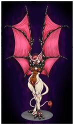 2025 absurd_res anthro bat betty_(madpolar) breasts cybernetics female genitals hi_res machine madpolar mammal membrane_(anatomy) membranous_wings nipple_piercing nipples piercing pubes pussy solo wings