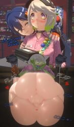 1futa 1girls 3d belle_(zenless_zone_zero) blush coco_(zenless_zone_zero) comic deskt3d english_text futa_on_female futanari futanari_penetrating hoyoverse mating_press tagme text zenless_zone_zero