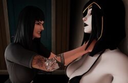 1futa 1futa1girl 1girl1futa 1girls 3d 3d_(artwork) abuse against_wall athletic_female bangs big_breasts big_sub_small_dom bigger_female bikini black_hair black_lipstick black_nails blender blender_(software) breasts charlotte_(fortnite) chin_piercing choking cleavage dick dim_lighting dominant dominant_futanari domination erection eyeshadow female fit_female fortnite fortnite:_battle_royale futa_on_female futa_with_female futadom futanari goth goth_girl gothic grabbing grabbing_neck hood imminent_rape large_breasts looking_at_another medium_hair navel neck_grab nose_piercing nose_ring oc original_character pale-skinned_female pale_skin penis piercing piercings side-tie_bikini side_view sideboob skirt small_dom_big_sub smaller_futanari straight_hair submissive submissive_female tattoo tattoos white_body white_skin
