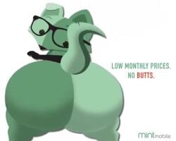 anthro big_ass big_butt breathotter fox fox_ears fox_tail huge_ass mint_mobile minty_(mint_mobile) music sound tagme vídeo video