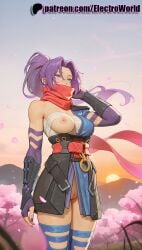 1girls 2025 ai_generated artist_name branch breasts breasts breasts bust cherry_blossoms chest clitoral_hood covered_mouth electroworld exposed_nipples exposed_pussy falling_petals female fingerless_gloves gloves hi_res high_quality high_resolution highres juicy_pussy long_hair marvel marvel_comics marvel_rivals ninja nipples nipples_outside one_breast_out patreon patreon_username petals psylocke psylocke_(marvel_rivals) purple_hair pussy red_scarf scarf scarf_over_mouth solo stable_diffusion thighhighs tight_pussy tree uncensored vagina watermark