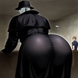 2boys ai ai_generated ass_focus big_ass big_ass_(male) big_butt huge_ass huge_butt male pongzone
