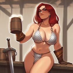 red sonja from conan the barbarian (series) by phophopho