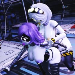 3d 3d_model 3d_render android_girl blender female futanari glitch_productions intersex murder_drones murder_drones_v render robot_girl robot_humanoid serial_designation_v uzi_(murder_drones) v_(murder_drones) white_body white_hair white_skin